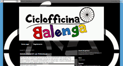 Desktop Screenshot of ciclofficinabalenga.com