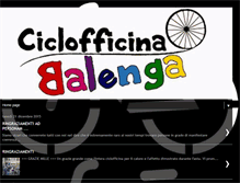 Tablet Screenshot of ciclofficinabalenga.com